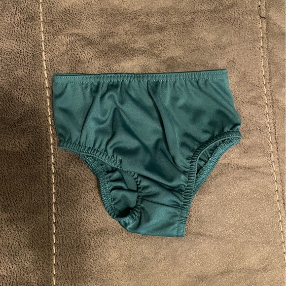 Eagles Kids Teal and Black Cheer Dress and Bloomers (24 months) - Picture 3 of 5